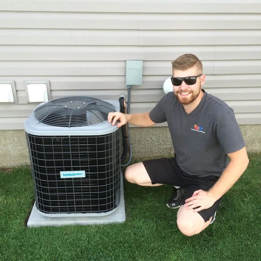 Owner Tom with a new AC install